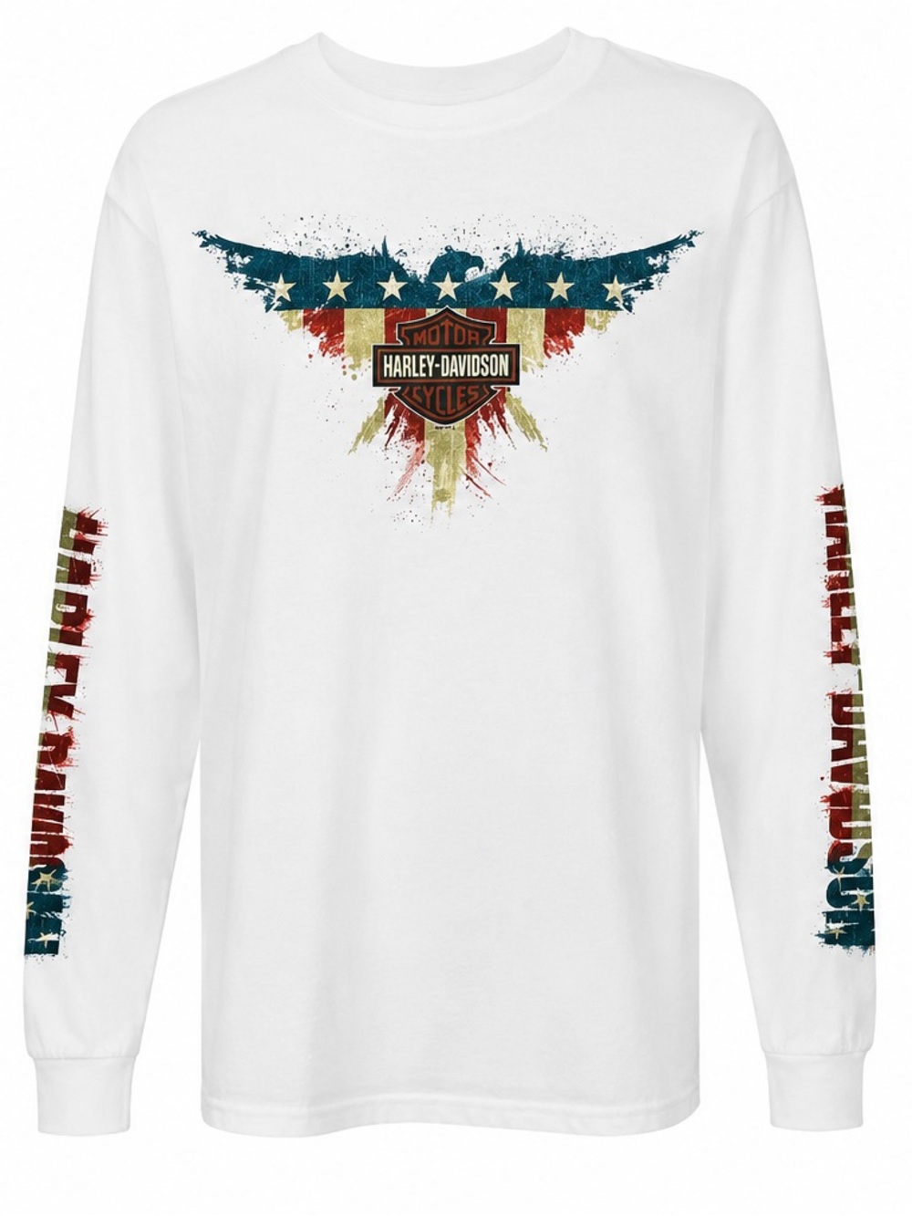 Harley-Davidson Downtown Renton WA Graphic Long Sleeve Tee XL | 100% Cotton